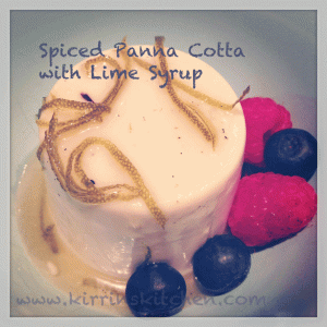 Spiced Panna Cotta